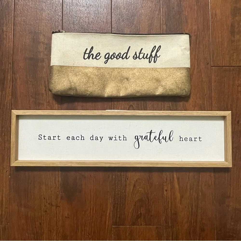 Decorative Home Accent Bundle of 10 pieces with Gold, Brown & Neutral Accents